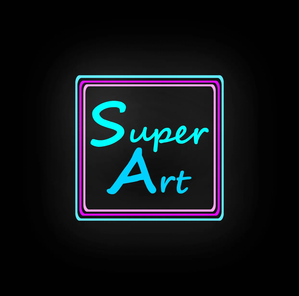 SuperArt Logo digital sketch